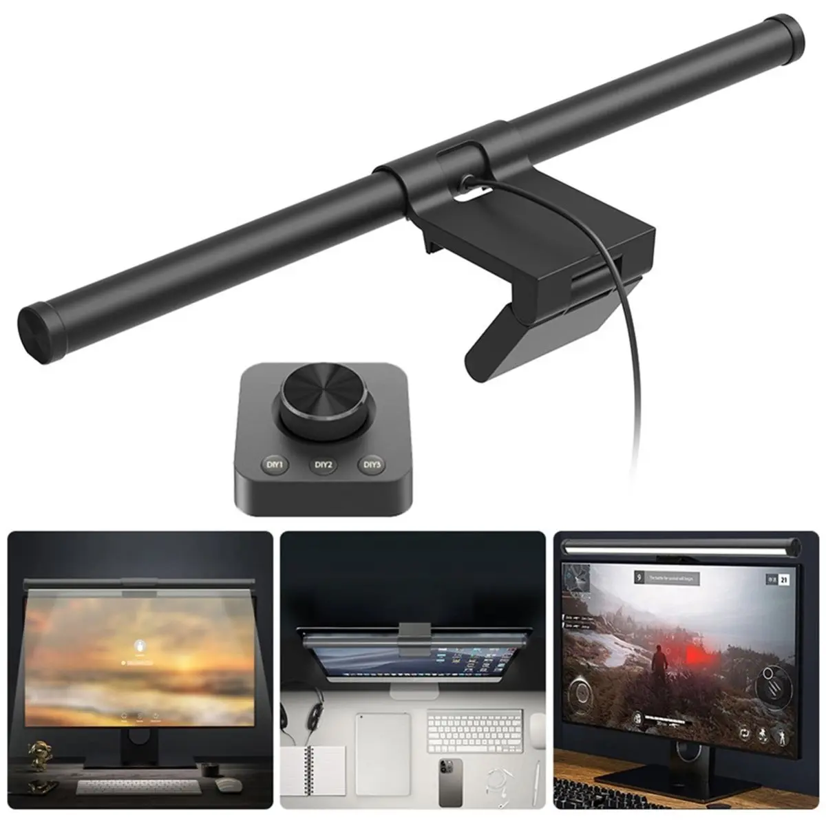 computer LED Computer Monitor Light Bar Eye Care Dimmable Table Lamp for Work Game Learning Reading Atmosphere Lighting