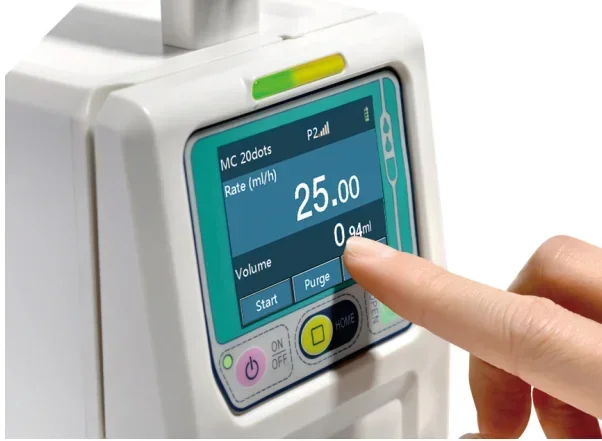 SYS-6010 المزدوج وحدة المعالجة المركزية 1-قناة مضخة التسريب 2-قناة إنذار عملية عرض شاشة تعمل باللمس ل التمريض واقية #2