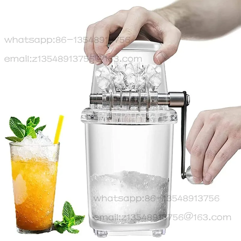 

Ice Shaver Household Small Smoothie Machine Ice Crushing Artifact Commercial Stall Hail Machine Manual Ice Crusher