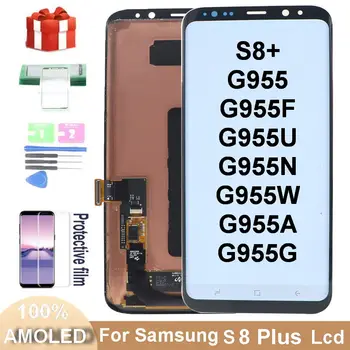 LCD displej s dotykovou obrazovkou, digitalizátorem a sklíčkem pro Samsung Galaxy S8 Plus G955 (G955F, G955U, G955W, S8+) – Super AMOLED 8 nejlepší prodej LCD displej Samsung S8 Plus - №6
