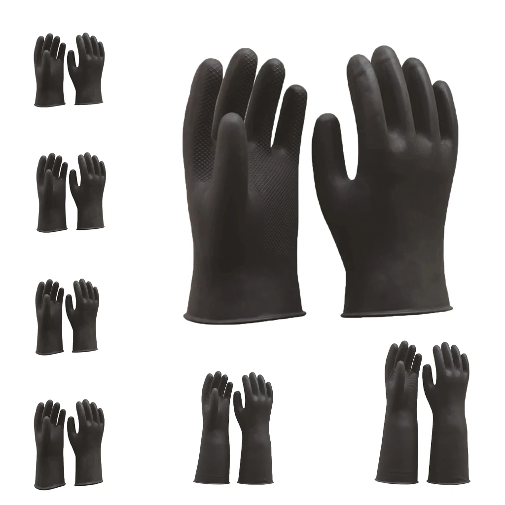 Protective Work Gloves Thick Industrial Latex Gloves for Manual Labor in Building Site Garden or Housework