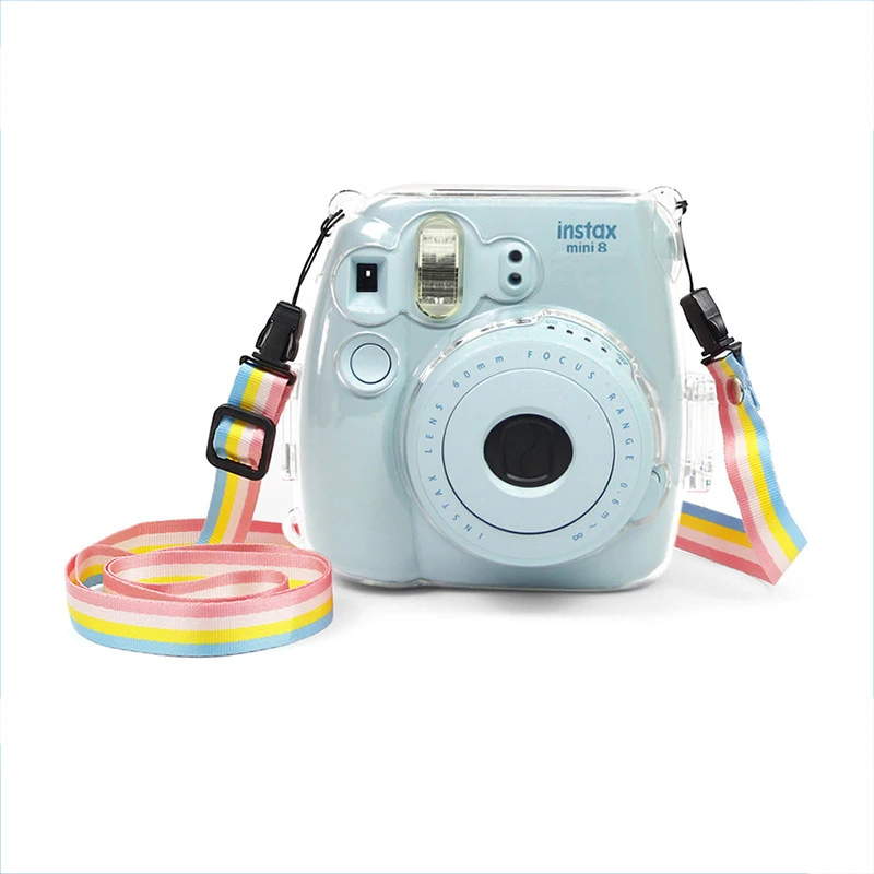 Fujifilm Instax Mini 8 /8+ 9 Film Instant Camera Clear Hard Case Bag Cover Shell