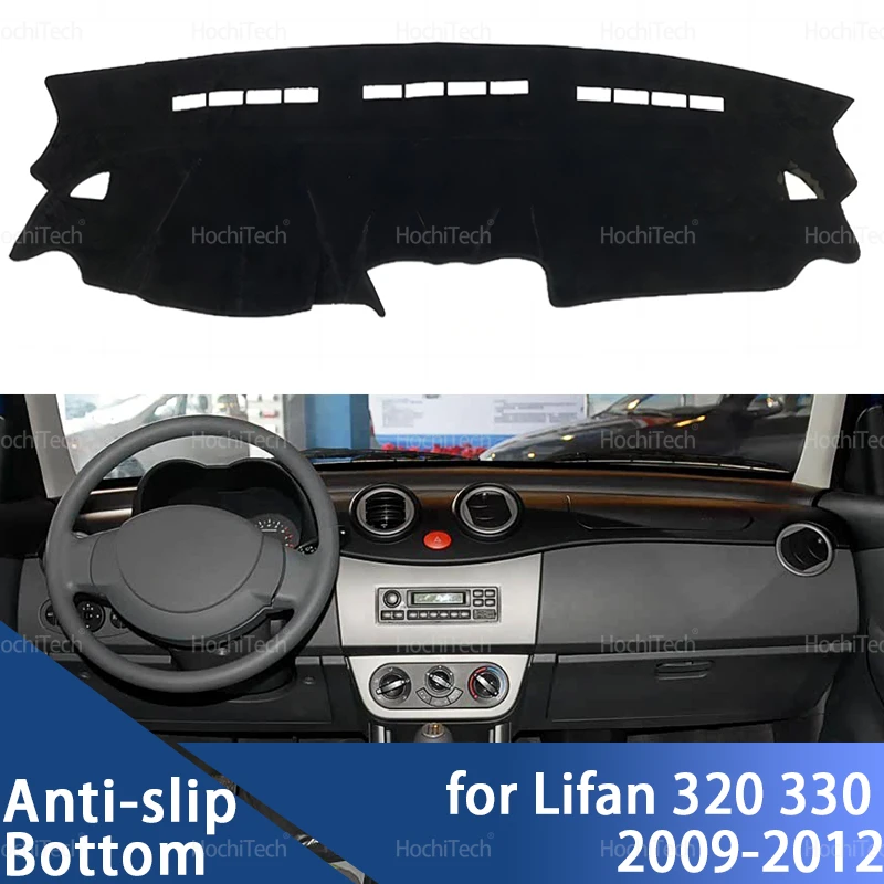 For Lifan 320 330 2009 2010 2011 2012 Auto Dashboard Cover Dash Mat Board Pad Carpet Dashmat Anti-UV Mats LHD RHD