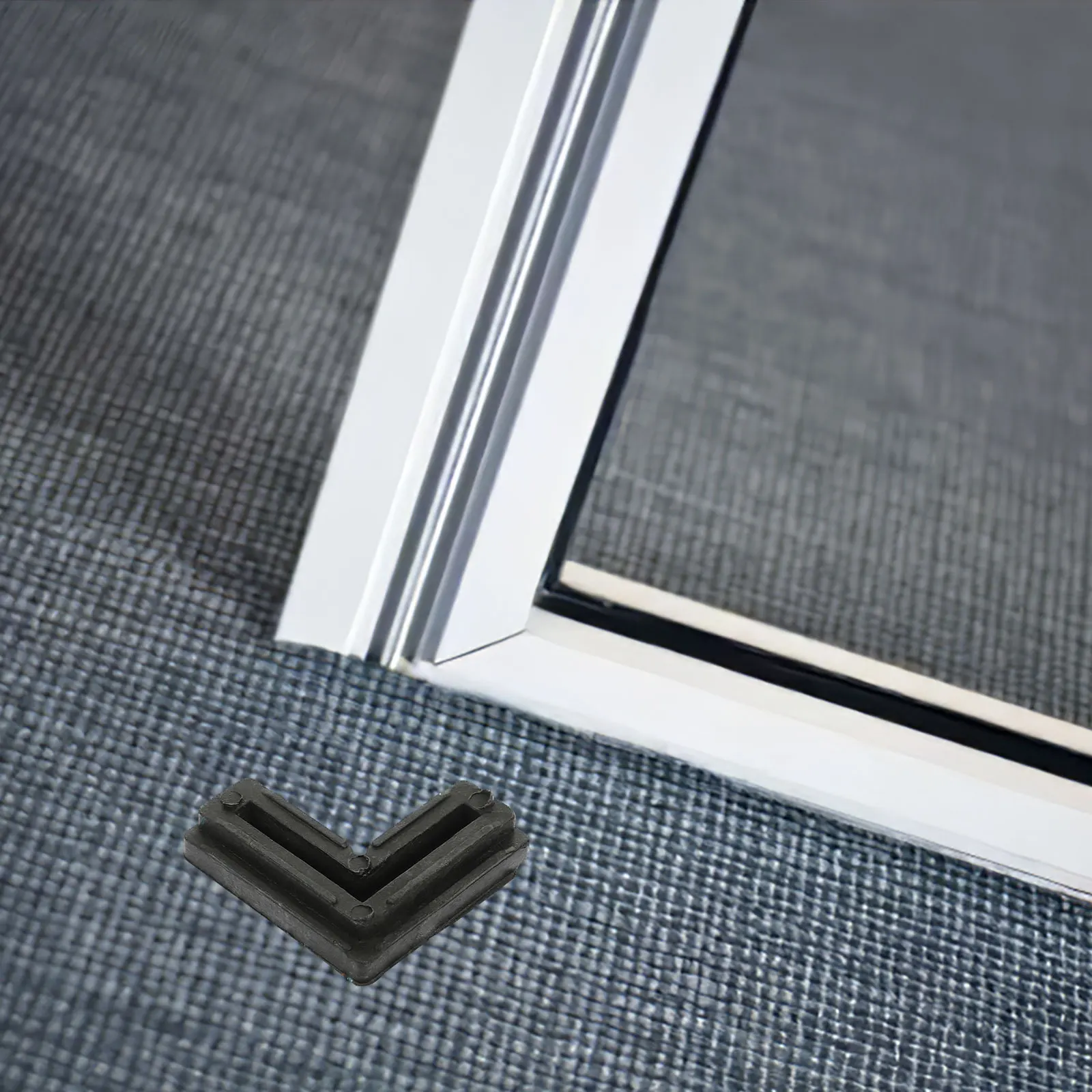 

10 Pcs Screen Frame Corner Replacement Connection Angle Bracket Window Plastic Brackets 90 Degree Fixed Reliable Stable