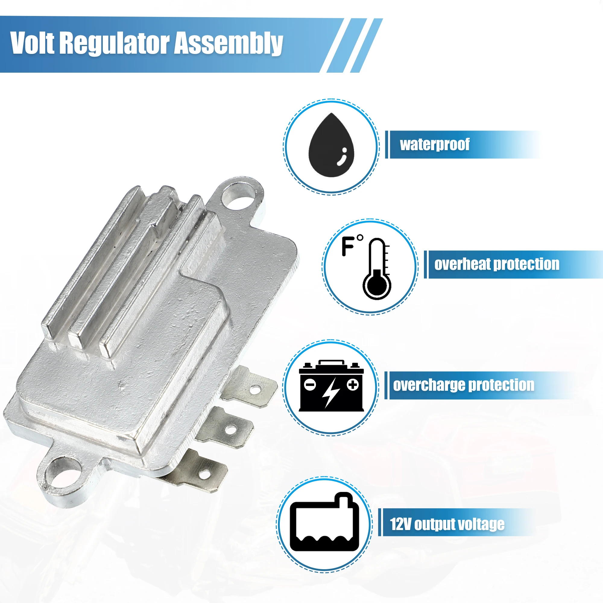 Motoforti 21066-7017 Voltage Regulator Rectifier for Kawasaki Specific FR541V, FR600V, FR651V, FR691V, FR730V, FS481V