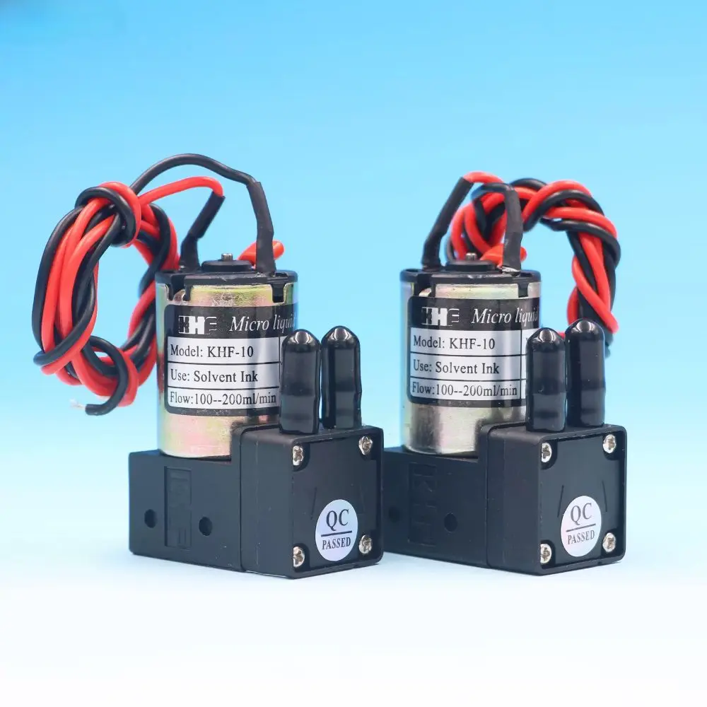 

KHF-10 Микродиафрагменный чернильный и воздушный насос постоянного тока 24 В | Компактный насос для перекачки жидкости и газа