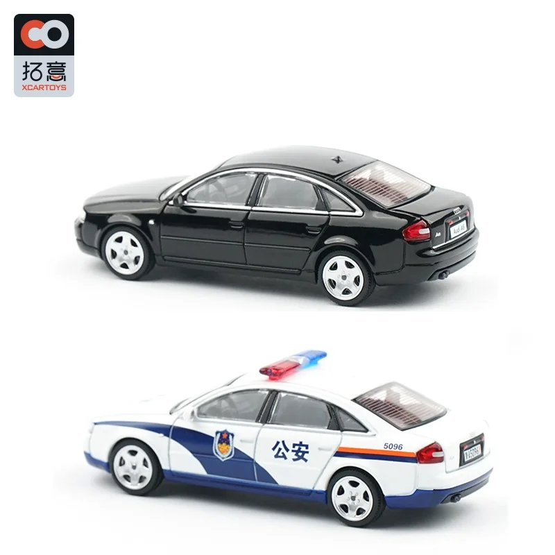 Xcartoys 1:64 Ao-di A6 (C5) Black/White Alloy Simulation Model Car