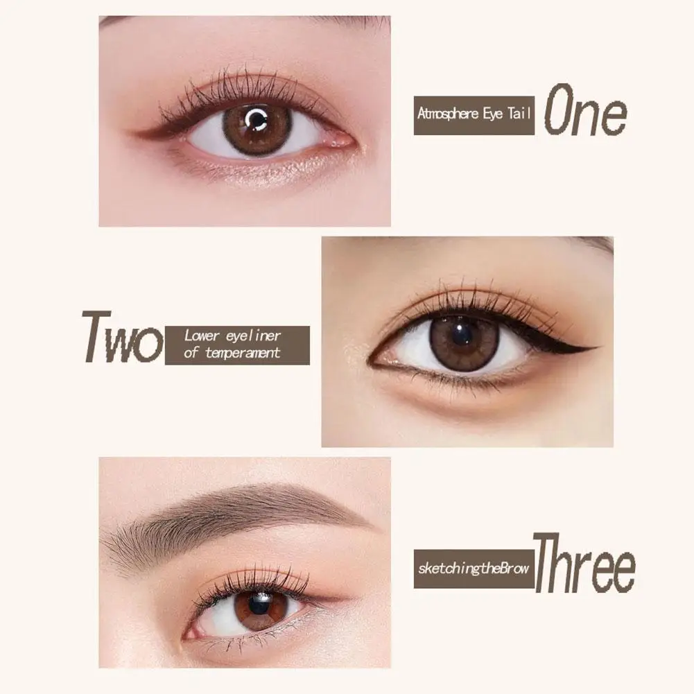 Eyebrow Cream Gel Enhancers Long-Lasting Waterproof Quick-Dry Eye Brows Pomade Gel with Brushes for Women Makeup