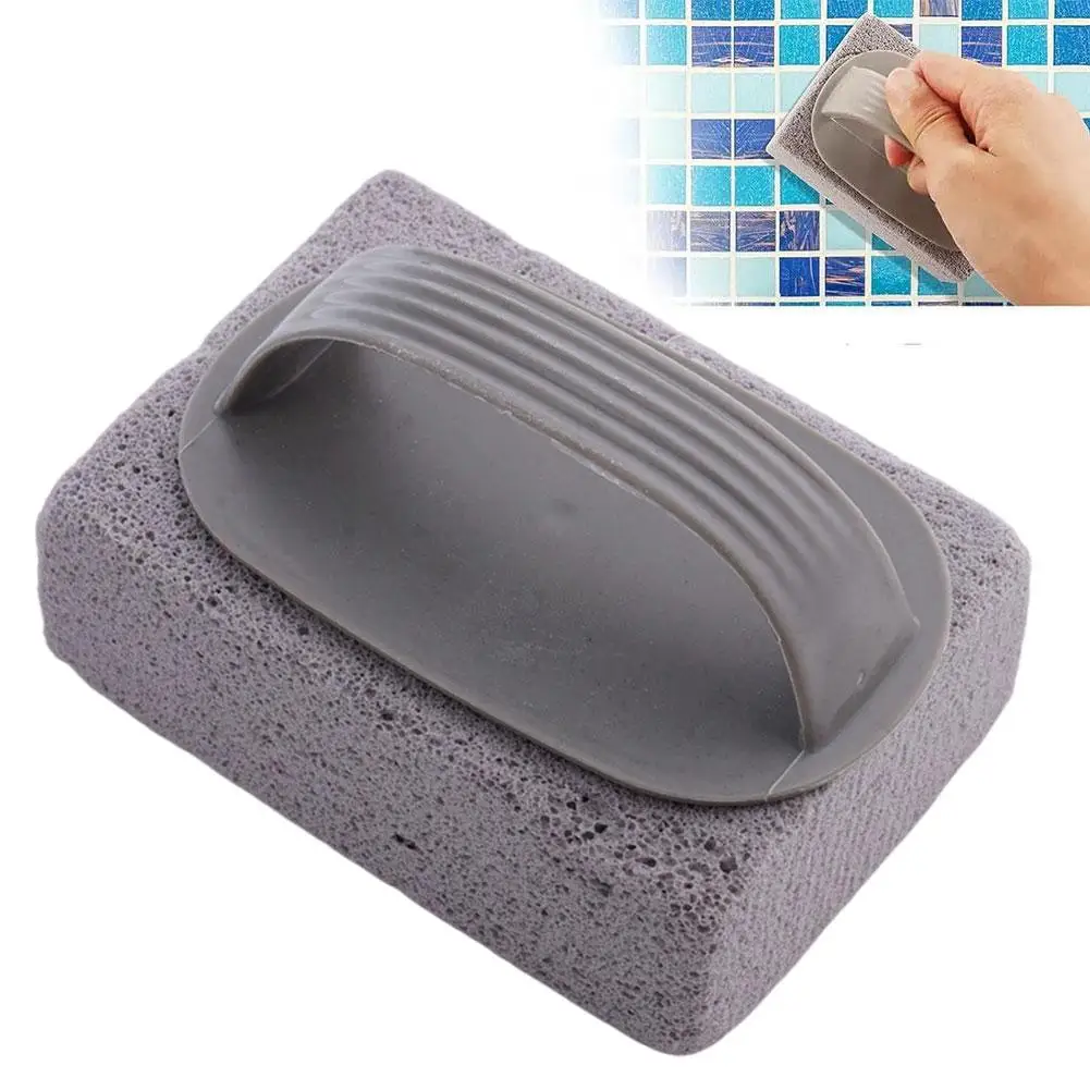 Handheld Pumice Stones Cleaning Brush Calcium Remover For Pool Tile Seat Toilet Limescale Rust Stain Dirt Removal Brush G2P9