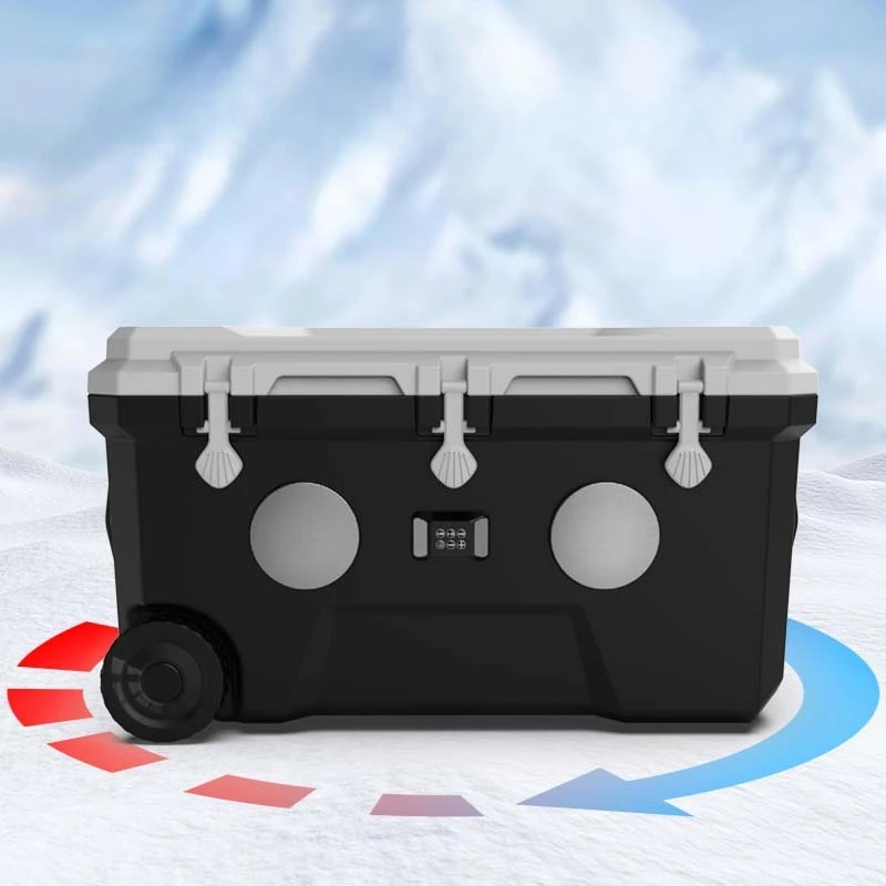

145L large-capacity outdoor picnic team building incubator food and beverage cold insulation wireless bluetooth audio refrigerat