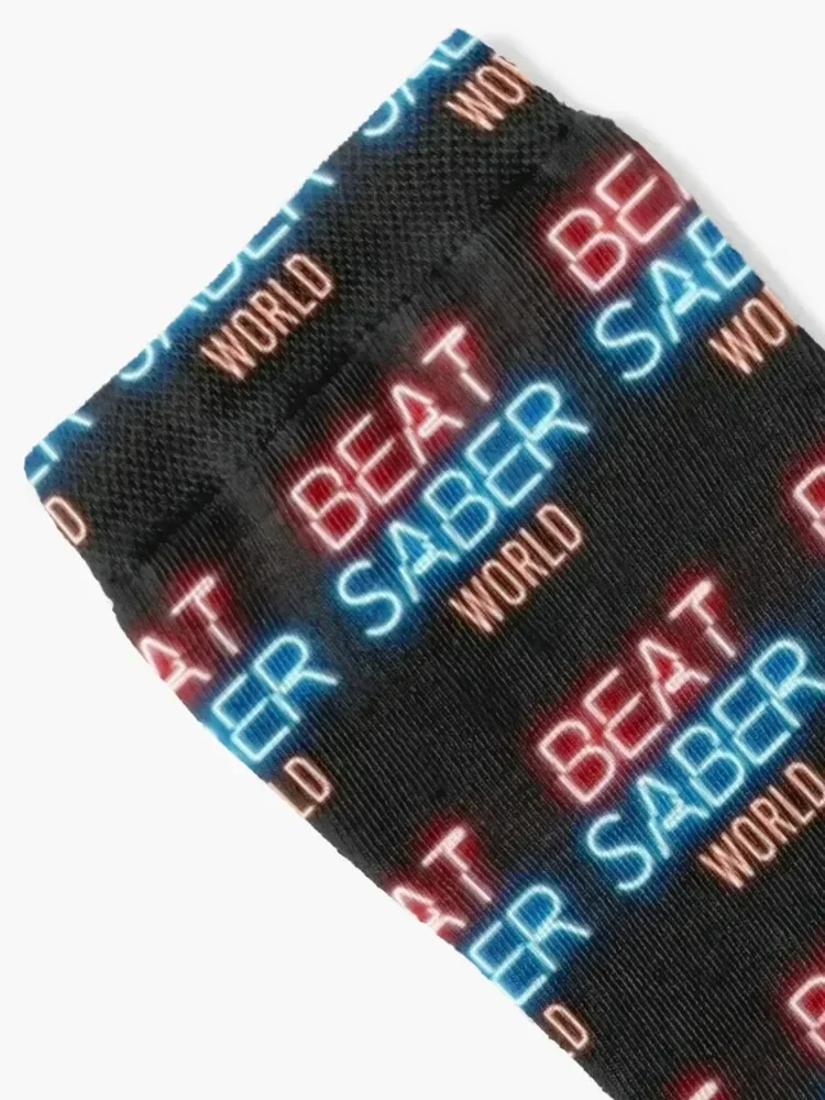 Beat Saber World Logo Socks loose custom sports retro luxury Men Socks Women's