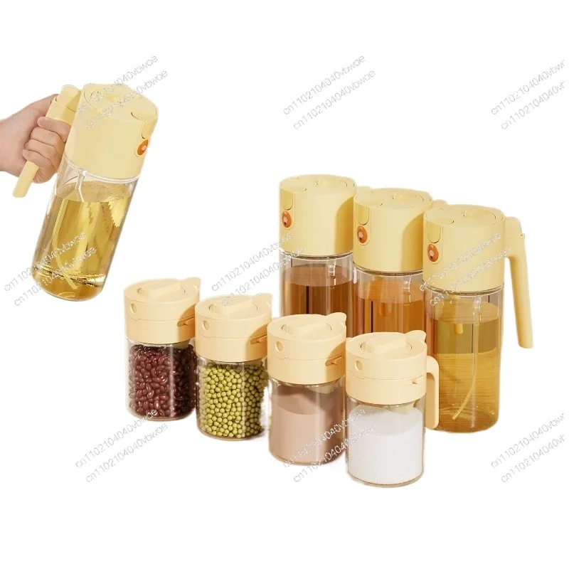 For SPSAUCE Dual-purpose Oil Spray Bottle, Spray Bottle for Kitchen and Household Use, Non-stick Oil Glass ,  Spray Bottle