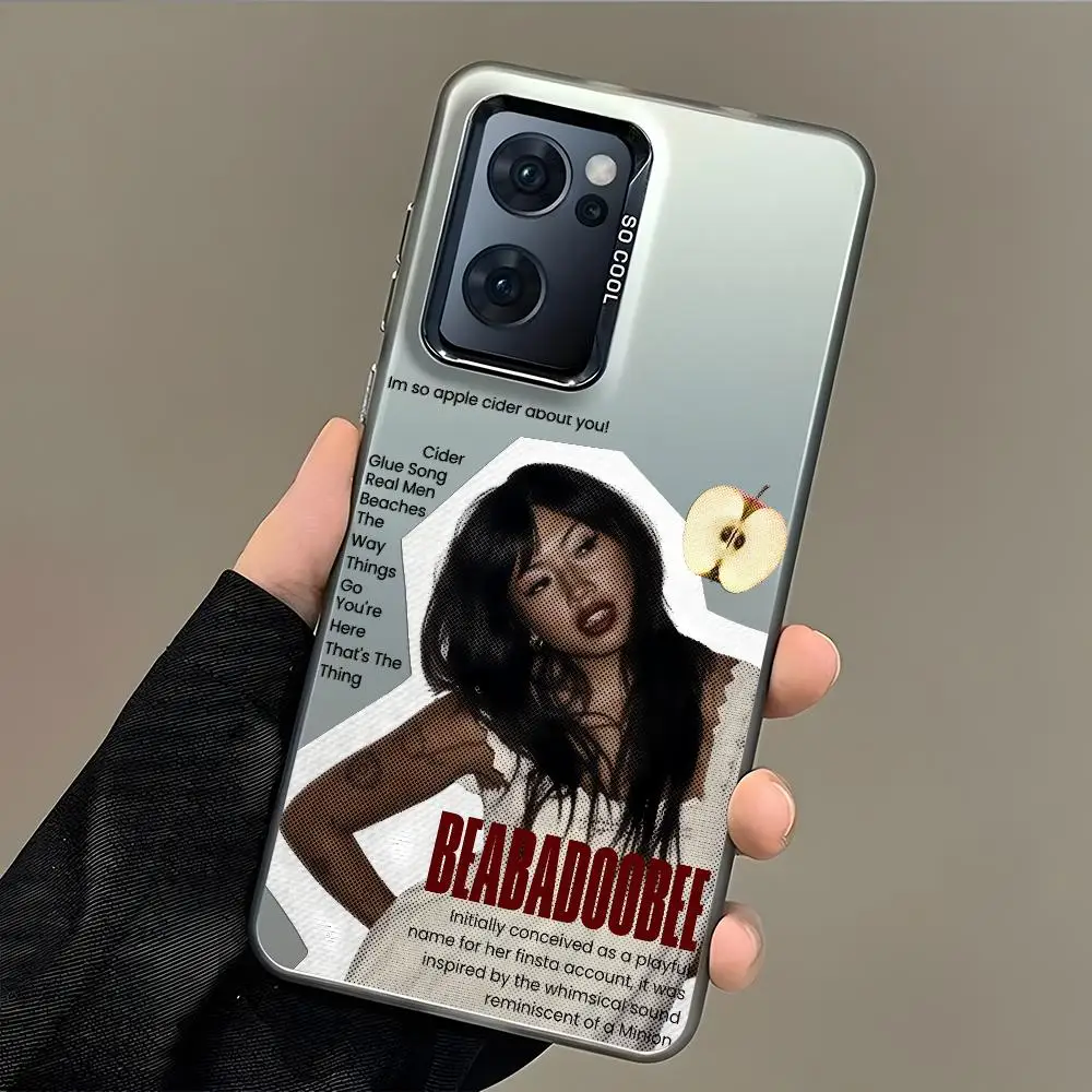 Cool Singer B-BeabadoobEES Phone Case For Samsung Galaxy S25 Edge S24 S23 S22 S21 S20 Ultra Funda Silicone Silver Phone Case