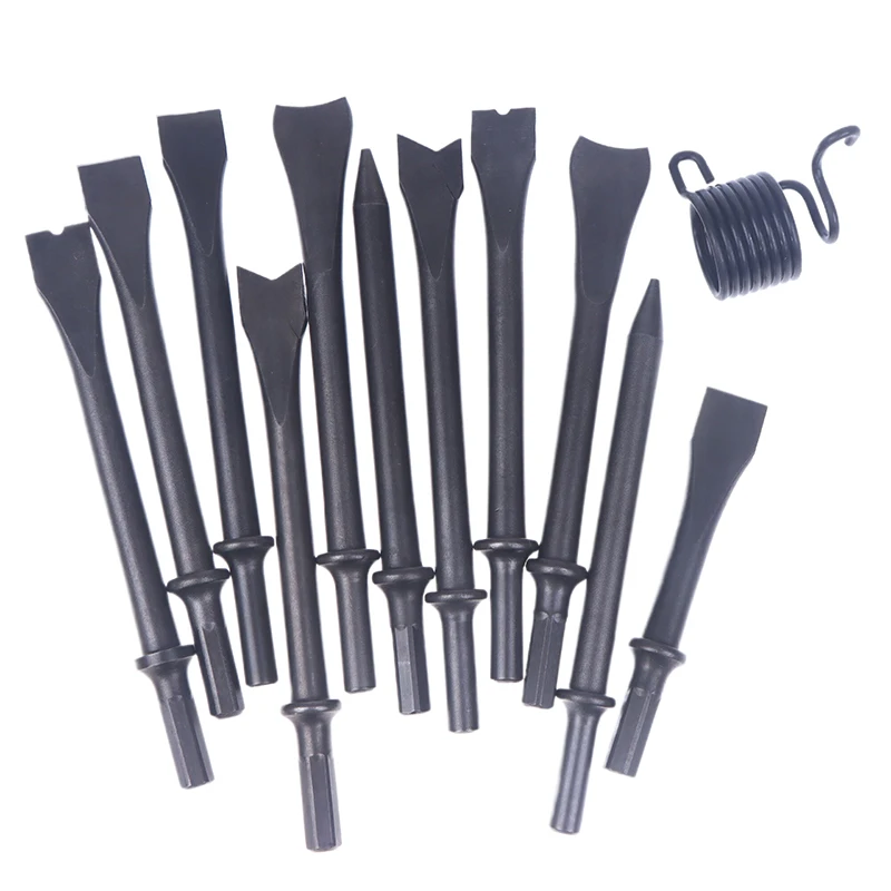 1PC Durable Air Chisel Head, Impact Hammer Drill Bit, Pneumatic Air Shovel Tool Kit