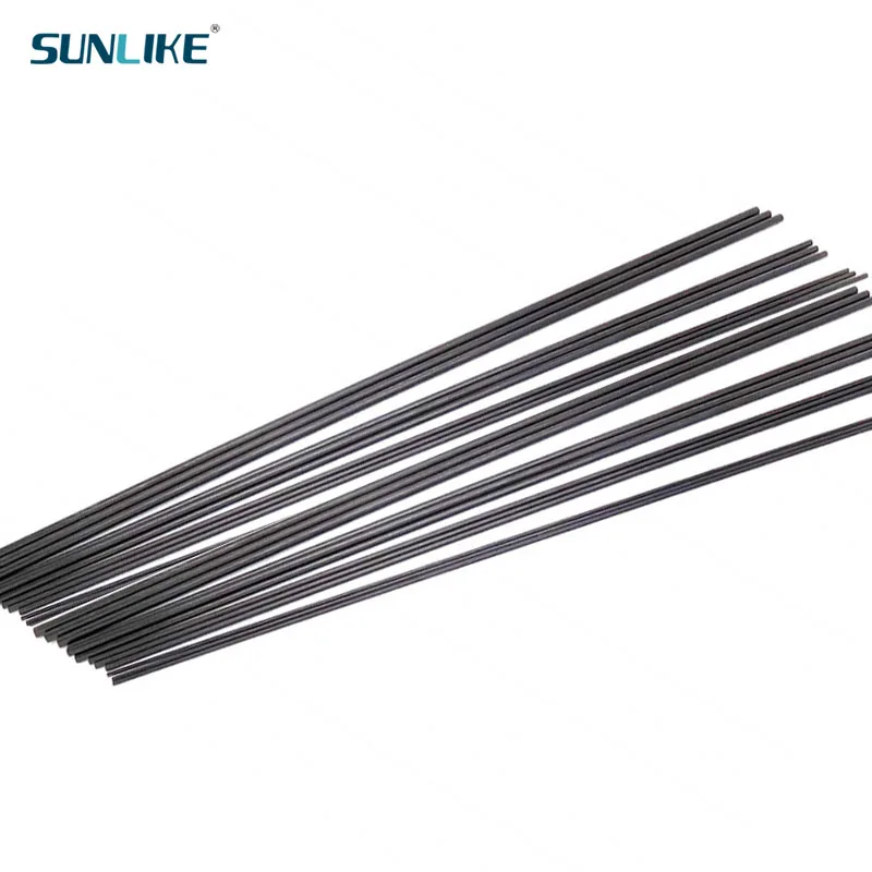 5Pcs RC Aircraft Matte Rod Solid Carbon Fiber Rod Diameter 1mm 1.5mm 2mm 3mm 4mm 5mm 6mm 8mm 9mm 10mm 12mm 14mm Length 500mm