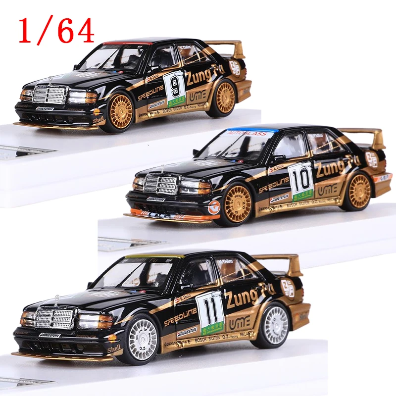 Diecast Model Car Star Model 1/64 Mercedes Benz 190e W201 Car Mode Benz Play Vehicles Toys for Boys