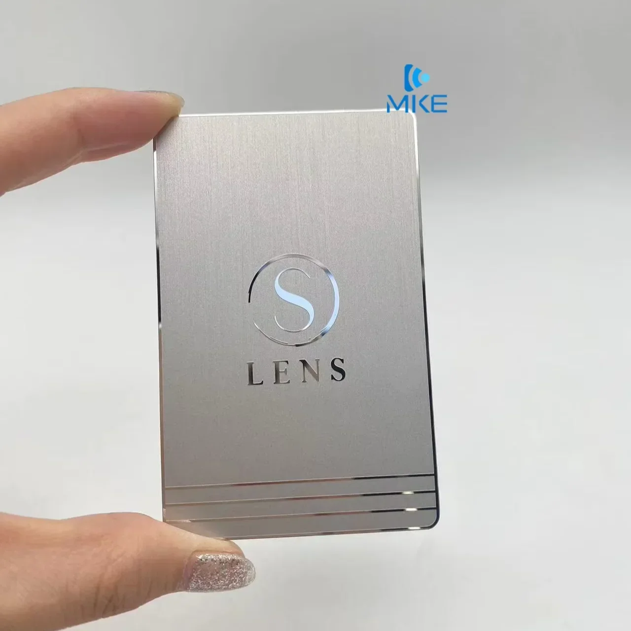 

Роскошные визитные карточки из нержавеющей стали с гравировкой, лазерная резка, металлическое зеркало, серебряные металлические визитные карточки