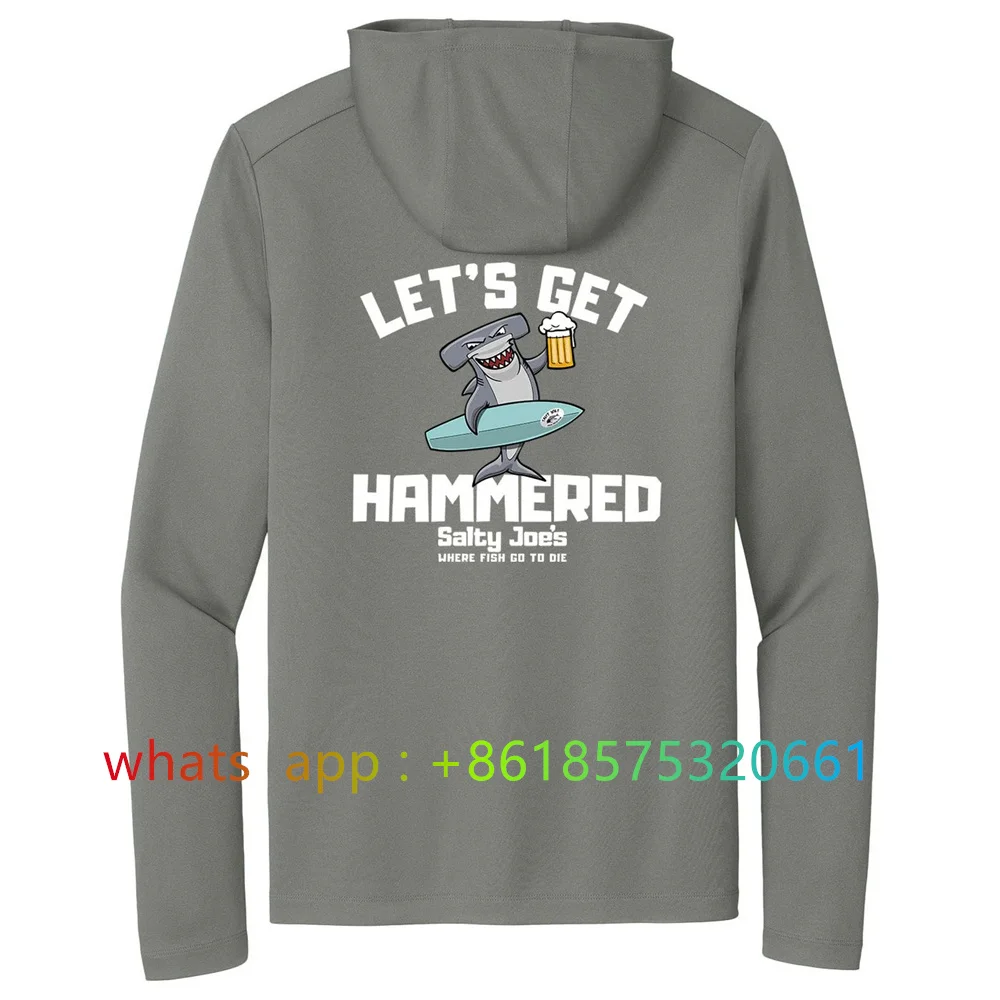 

Salty Joe's Men Hood Fishing Shirt long sleeve fishing performance t-shirt uv protection Outdoor summer Fishing Apparel 2025