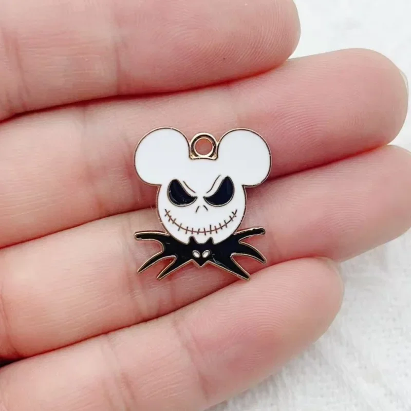 10 قطعة المينا القبر شبح اليقطين الخفافيش مصاص دماء القلعة Charms قلادة الهالوين DIY بها بنفسك صنع المجوهرات الاكسسوارات اليدوية