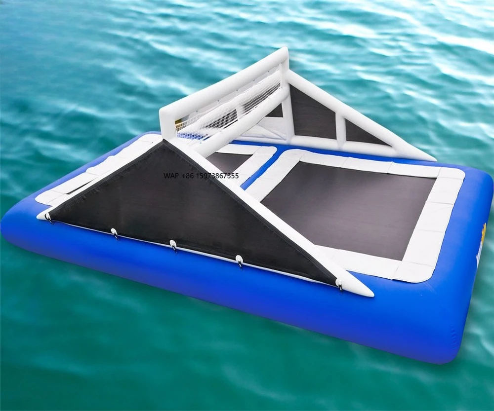 

Summer water park inflatable water volleyball court for sale