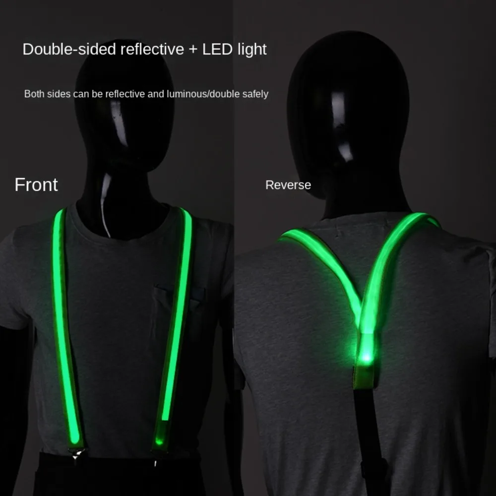 ผู้ชายงานแต่งงานอุปกรณ์เสริม Glow-in-the-dark Tie Bow LED เทศกาลเครื่องแต่งกาย DIY Bow Tie ไฟ LED LED Suspenders Bow Tie