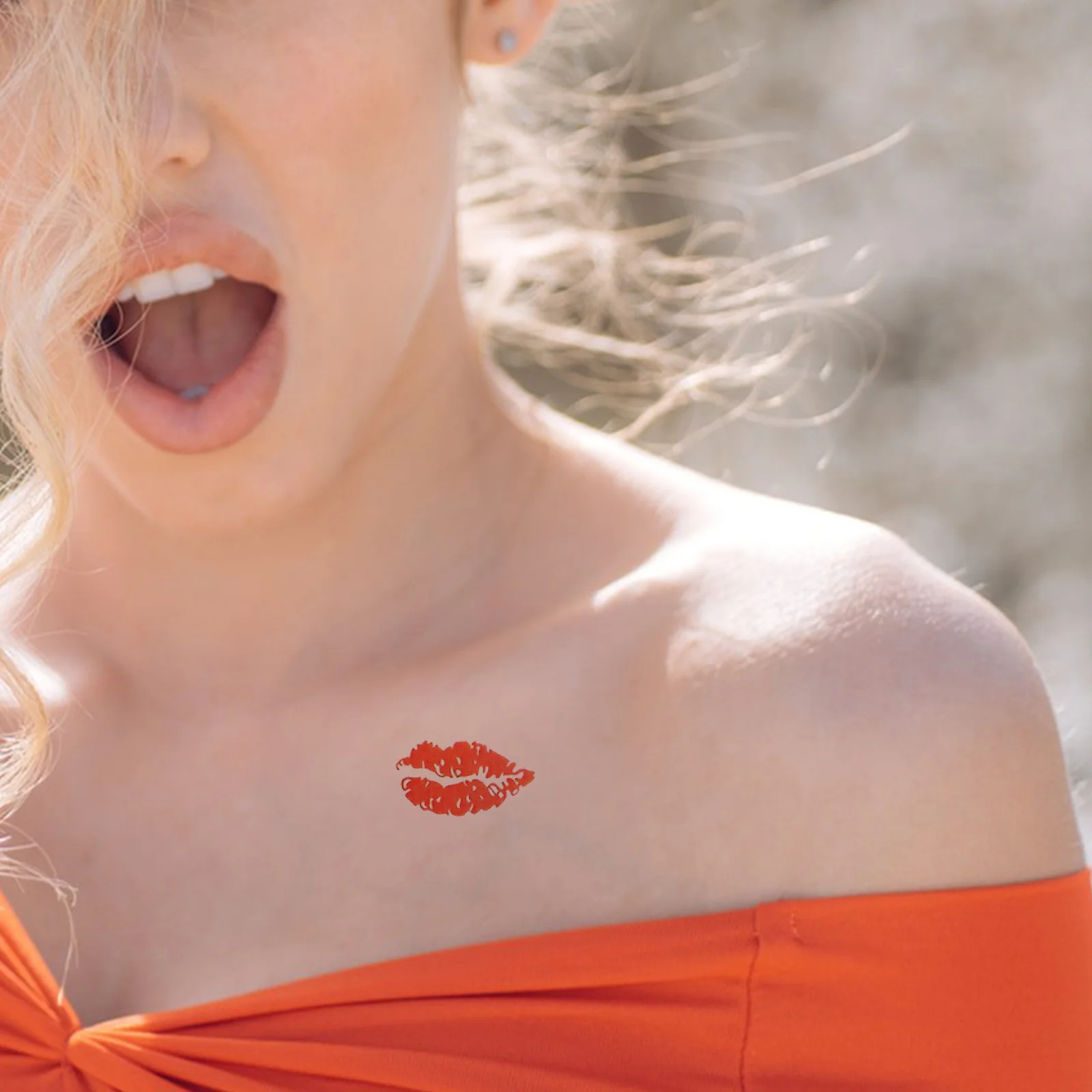 

6 шт. временные водонепроницаемые наклейки украшения для тела приятные для кожи легко снимаются наклейки для лица, рук, ног, нетоксичные