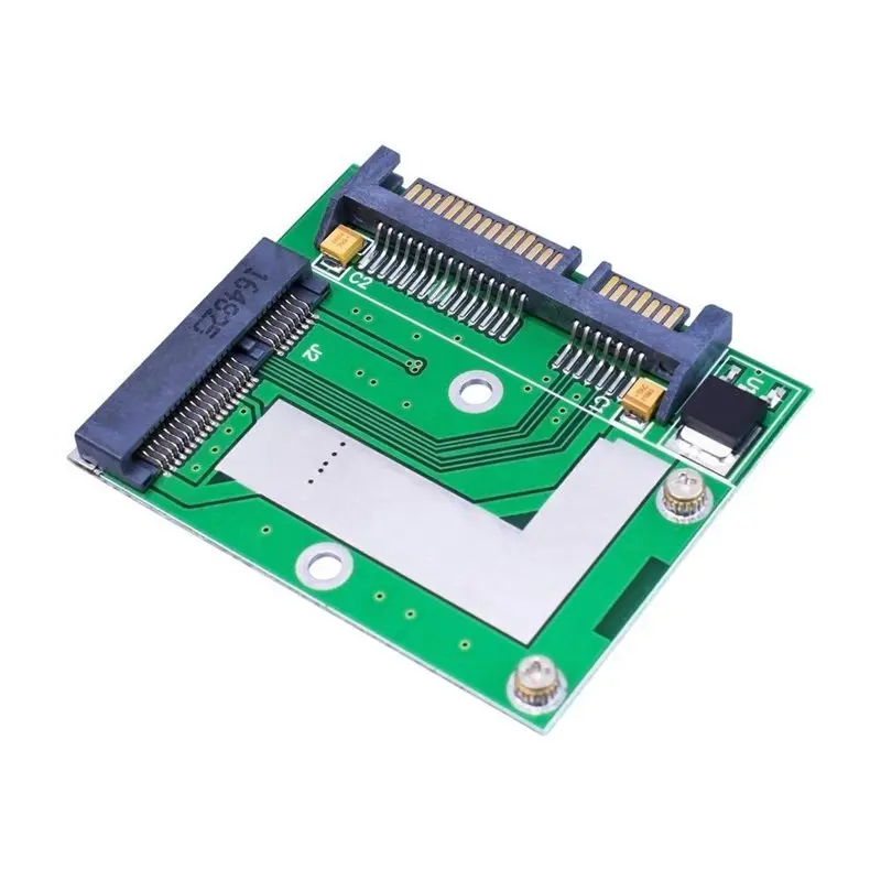 A93PHOT! MSATA SSD To 2.5'' SATA 6.0Gb Adapter Converter Card Riser Module Mini PCIE SSD MSATA To SATA 3.0 Expansion Card Board