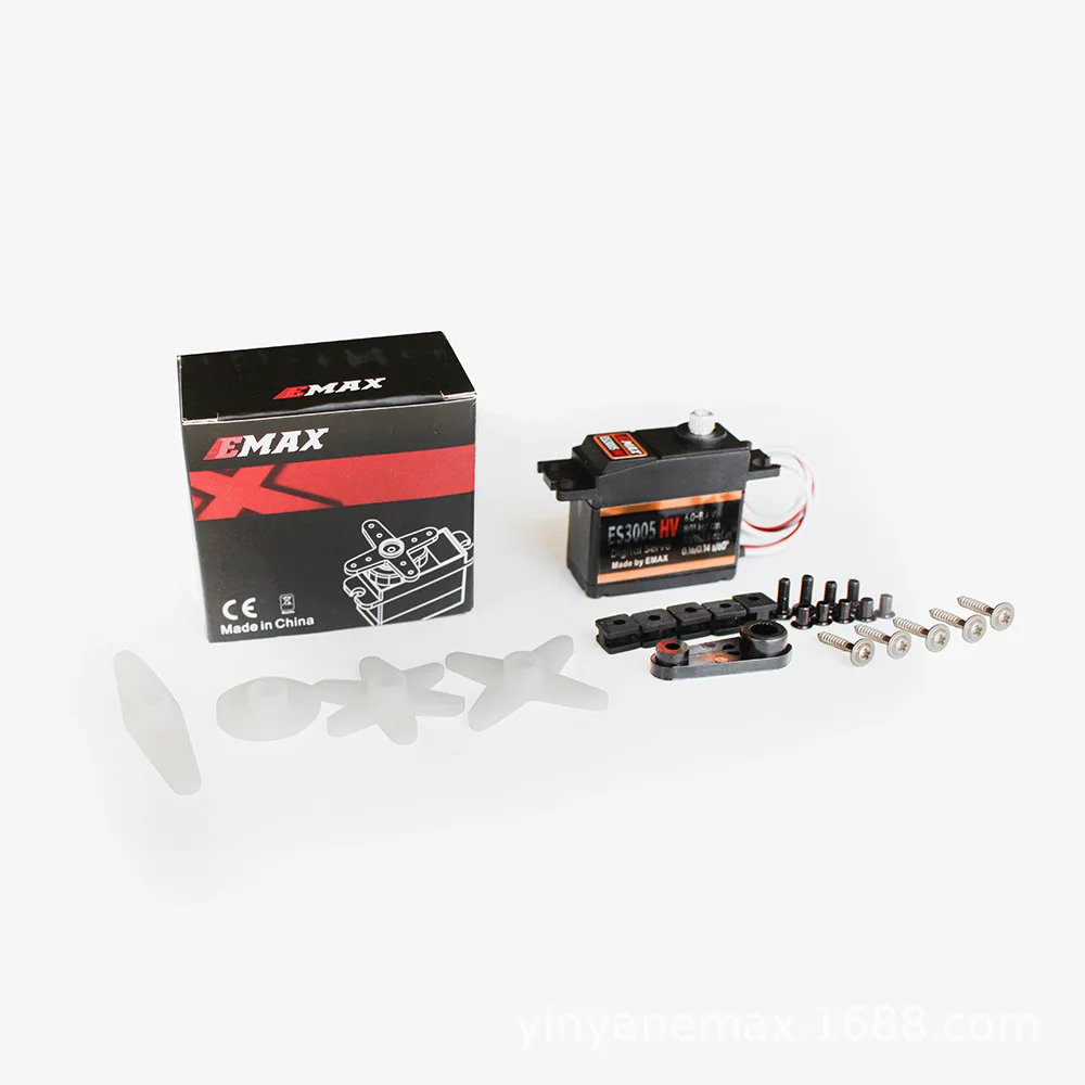 Servo de Metal FyES3005HV para Aeronaves RC de Asa Fixa, 43g, À Prova D'Água, Acessório Analógico de Alta Tensão para Robôs