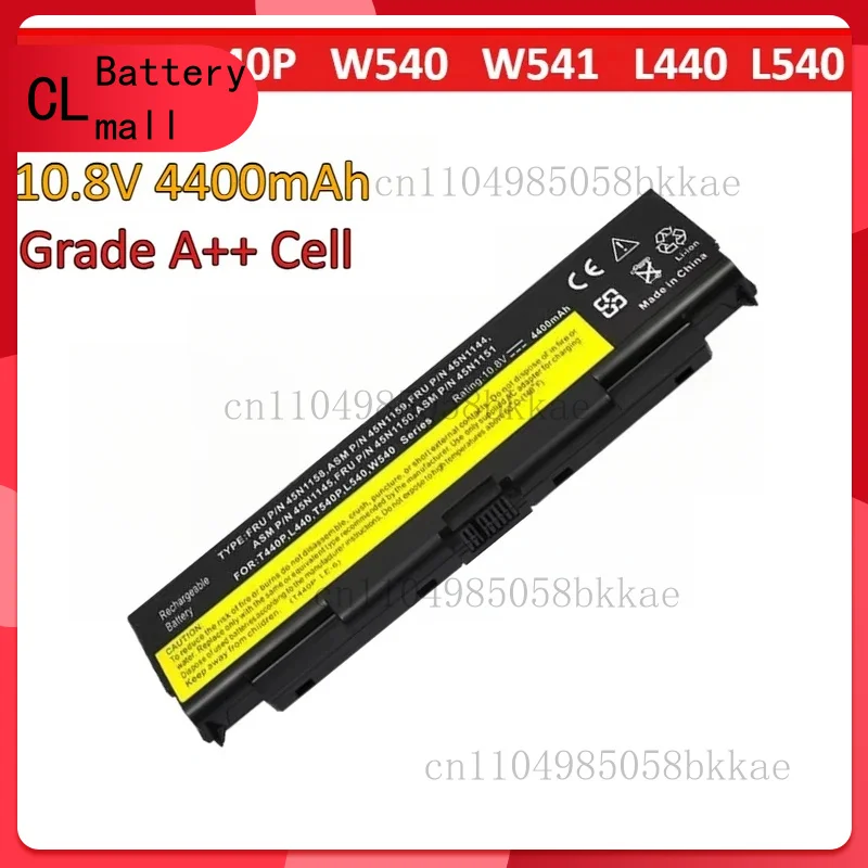 

Аккумулятор для ноутбука 10,8 В, 4400 мАч для Lenovo ThinkPad T440P T540P W540 W541 L440 L540 45N1148 45N1159 45N1158 45N1144 45N1145