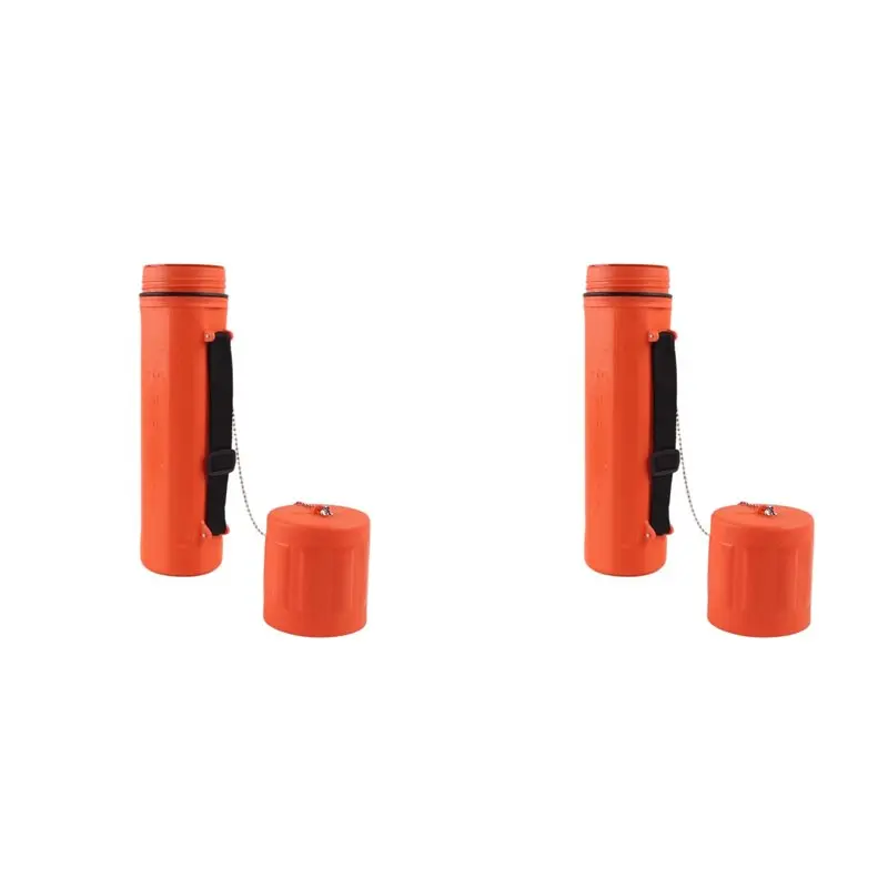 2X Welding Electrode Storage Tube 14Inch-Moisture Proof Welding Rod Container With Adjustable Shoulder Strap & Leash-Lid