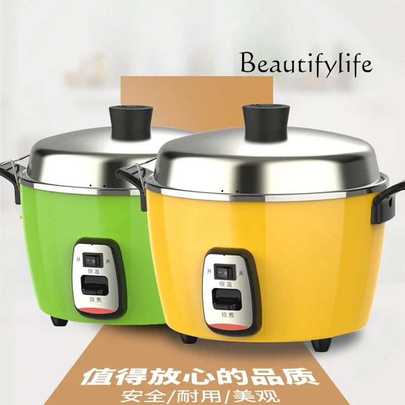 Electric cooker uncoated stainless steel rice cooker cooking braised stew pot multi-functional household 4L