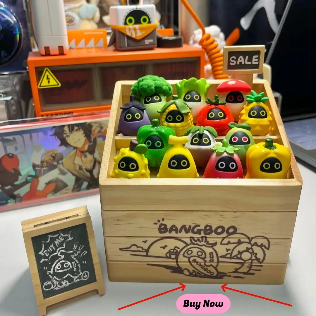 

【В наличии】 Suplay Bangboo, серия овощей и фруктов, слепая коробка, милая мини-кукла с овощами и фруктами, офисное украшение для рабочего стола