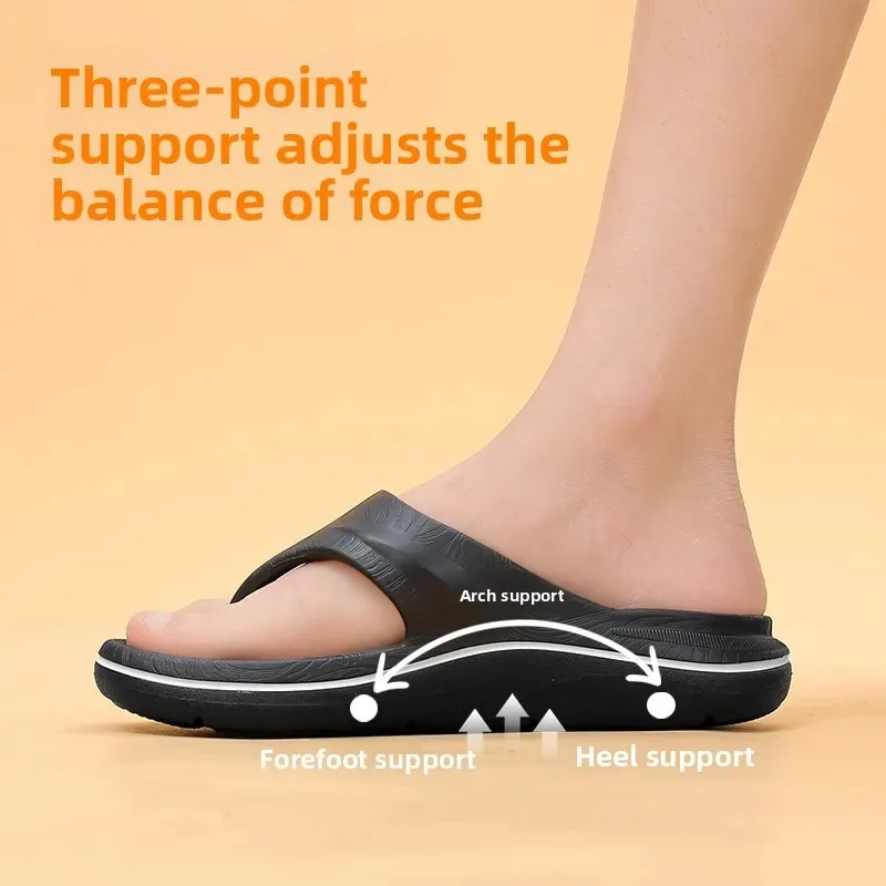 Summer Men Slippers Non Slip EVA Flip Flops Lightweight Home Sandals Soft High Quality Slides Fashion Outdoor Beach Bathroom - view 4
