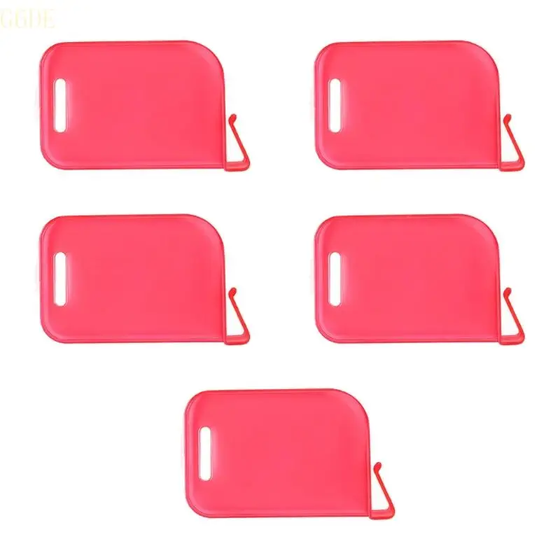 

G6DE 5pcs Пластиковая торговая карта коробка для карбал -карта для хранения карты для хранения карты карты карты Clapboard Easy