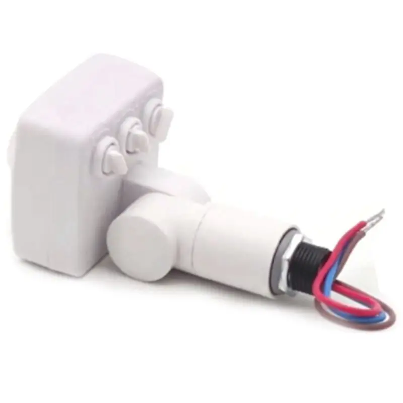 

Инфракрасный датчик движения SEWS-4X 220V для человека, миниатюрный, регулируемый, белый, для светодиодных прожекторов