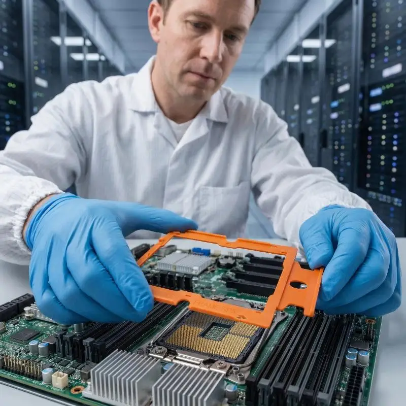 

Threadripper SP5 Socket Fixed Support Frame for Epyc 9224 9654 9554 Stable 4 Inch Carrier for IT Hardware Setup