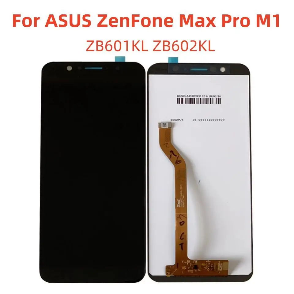 

5.99" Original For ASUS ZenFone Max Pro M1 ZB601KL ZB602KL LCD Screen Display+Touch Panel Digitizer Frame For ASUS ZB602KL