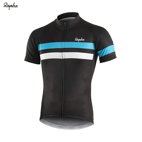 Imagen 1 del producto Ralaha-Ropa de Ciclismo de LICRA para hombre, Jersey de manga corta de alta elasticidad, uniforme de verano