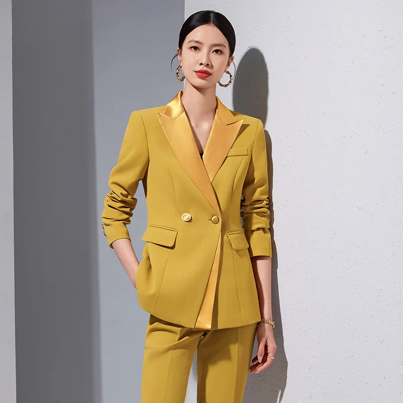 Suit Business Suit Women's High-Grade Work Women's Commuting Wear Wear a Set of Two-Piece Suit for Professional Formal Occasions