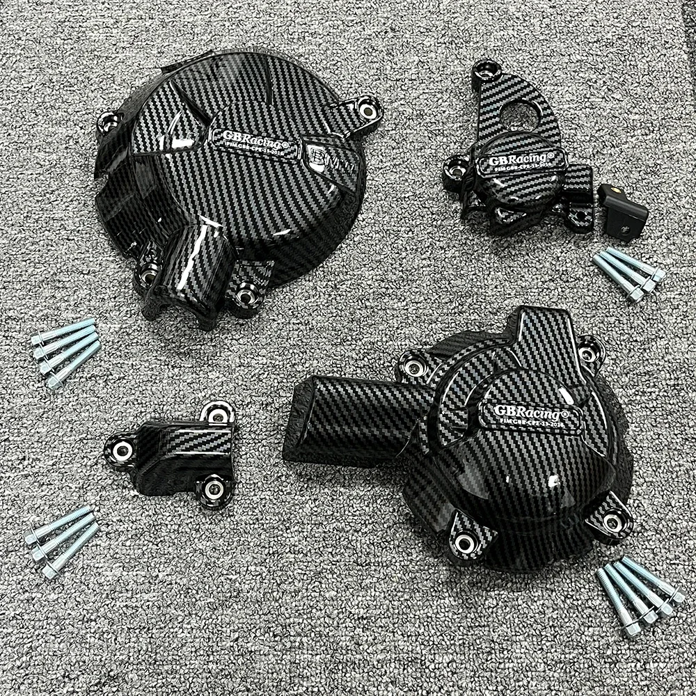 S1000rr 2019-2025 proteção do motor para bmw m1000r 2024 & m1000rr & s1000r 21-24 capa de motor motocicleta proteção favo de mel impressão