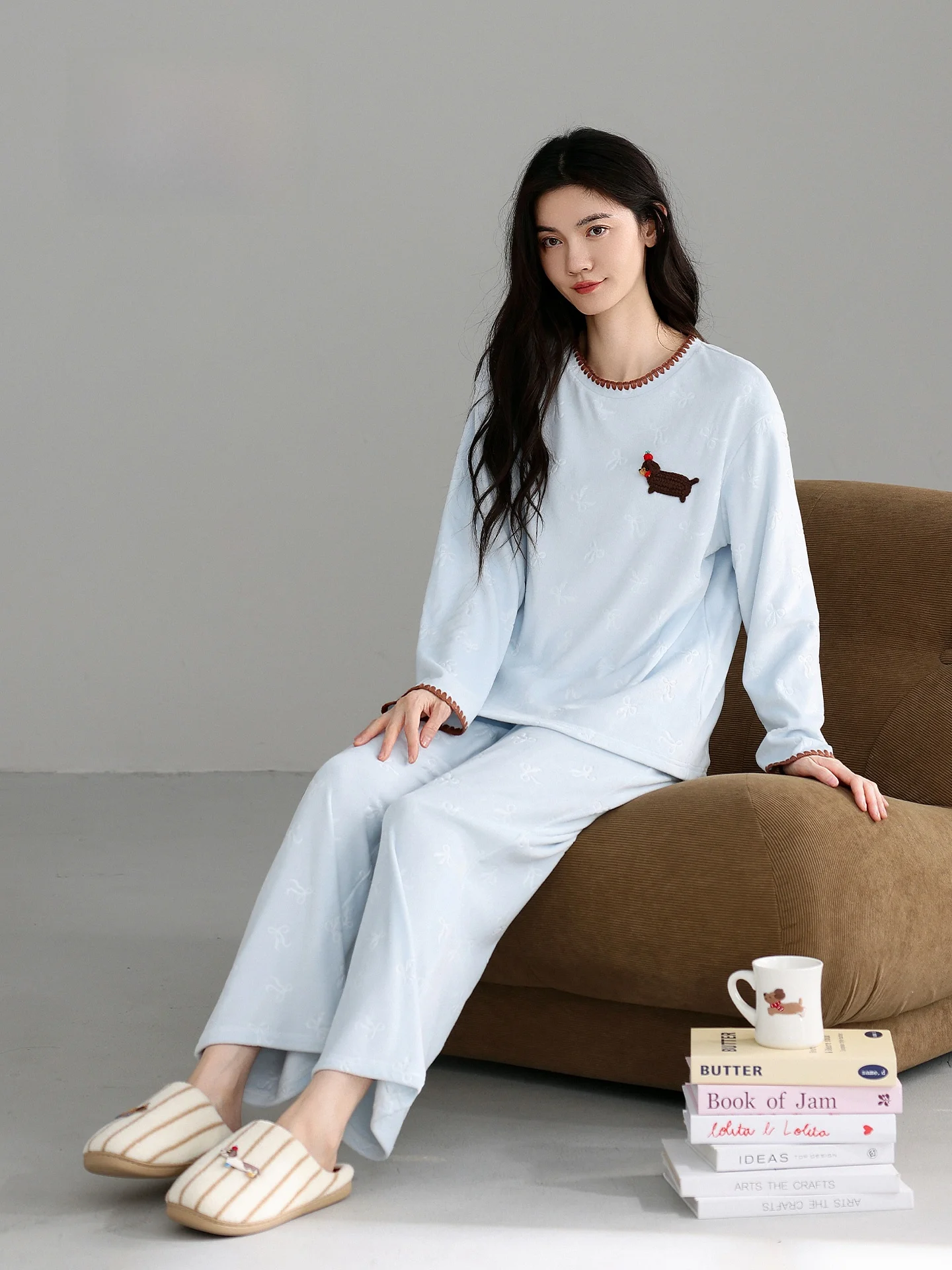 island-velvet-women's-spwear-thin-fce-double-sided-velvet-home-clothes-warm-winter-ort-velvet-comfortable-leisure-sle