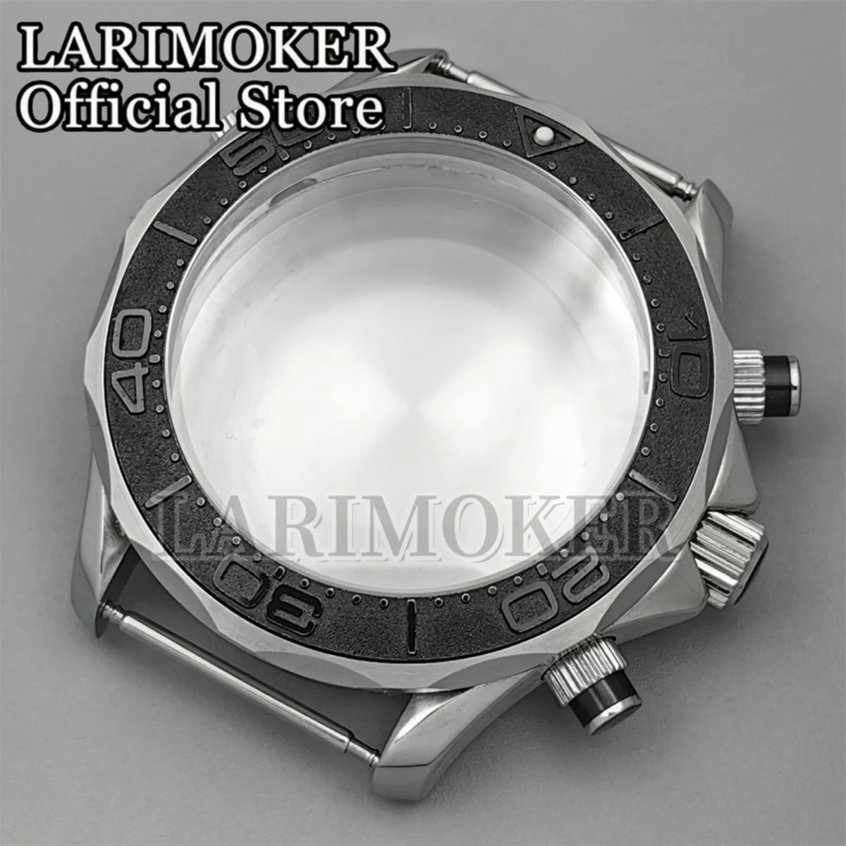 Roating Bezel 41mm Sea300 Watch Case Waterproof Fit VK63 VK64 Multy-Functional Quartz Chronograph Stainless Steel Case Sapphire