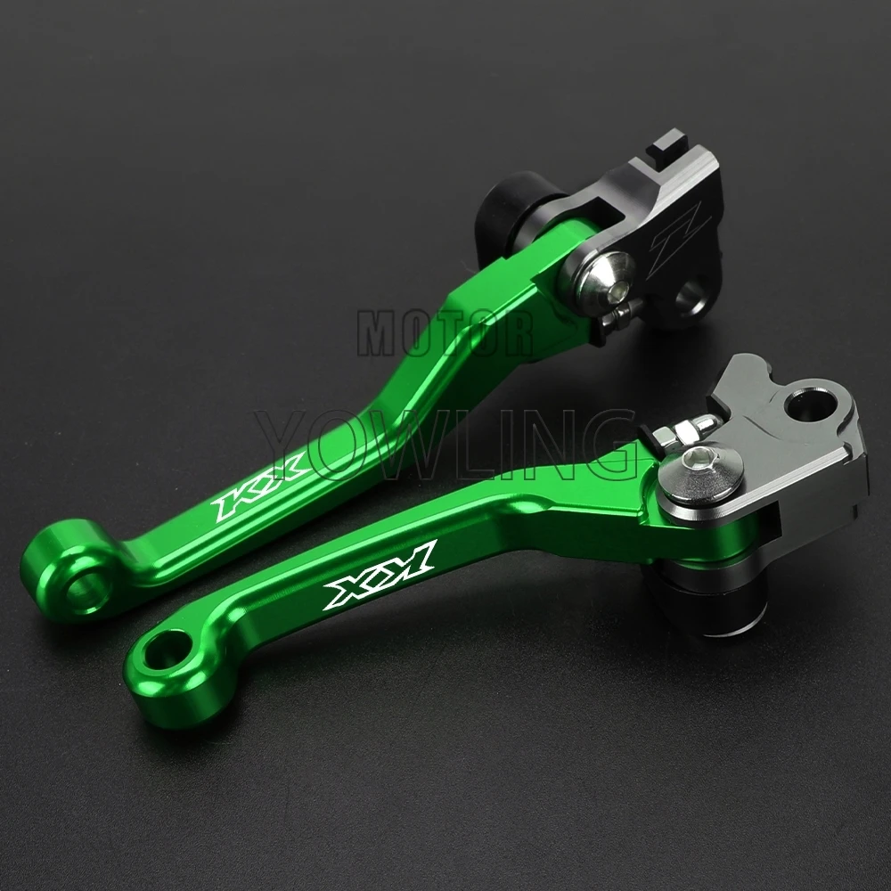 For KAWASAKI KX100 KX112 KX65 KX80 KX85 KX125 KX250 Motocross Brake Clutch Levers Pivot Dirt Pit Bike Handle Accessories KX 112