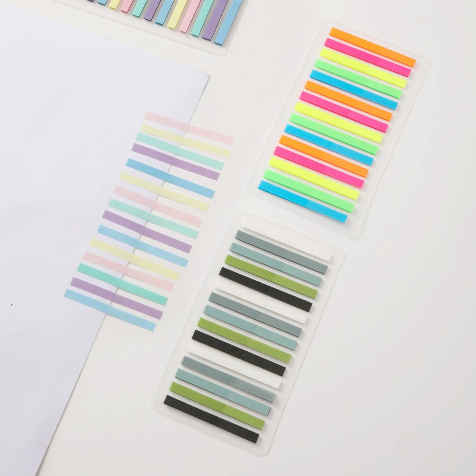 Highlight Sticker Index Self Adhesive Memo Pad Sticky Notes Bookmark Point It Marker Sticker Reading Aid School Office Supplies