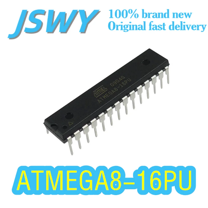 

(5/50 pieces) ATMEGA8-16PU DIP-28 16MHz Industrial grade 8KB flash memory 100,000 erase life of Arduino Nano core board chip