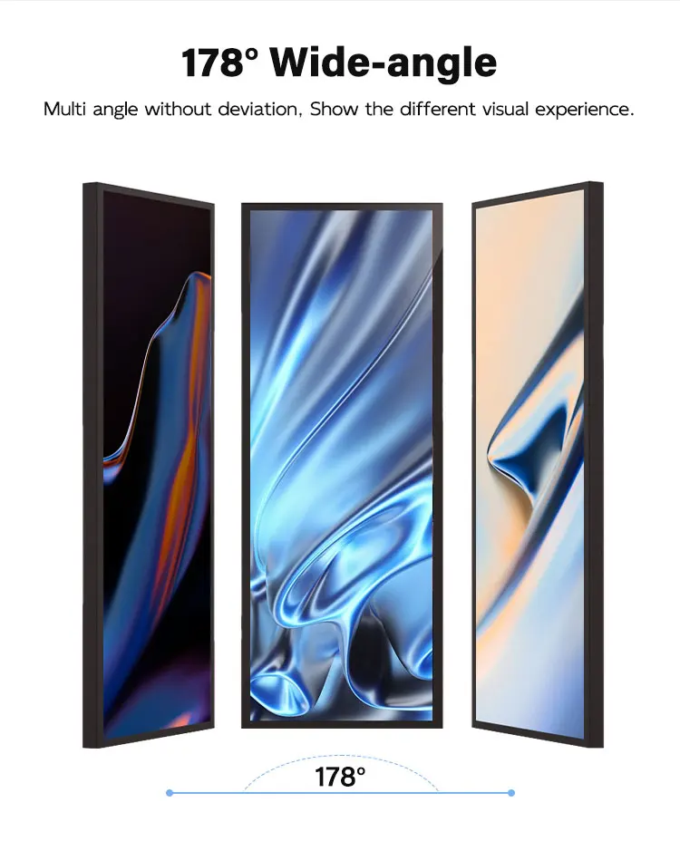 29-Inch bar display digital screen custom size advertising touch screen ultra-wide stretch bar LCD