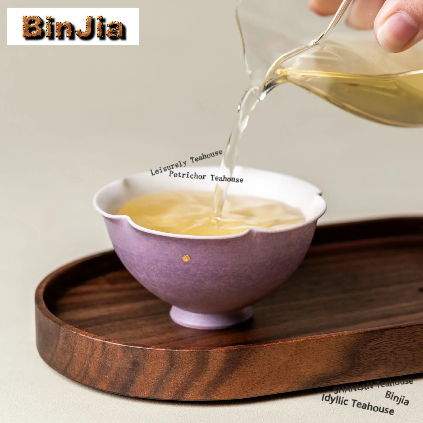 100ml Gold Sprinkled Flower Mouth Teacup Traditional Tea Bowl Tea Cup Set Tea-tasting Meditation Cup Jianzhan Master Cup For Tea