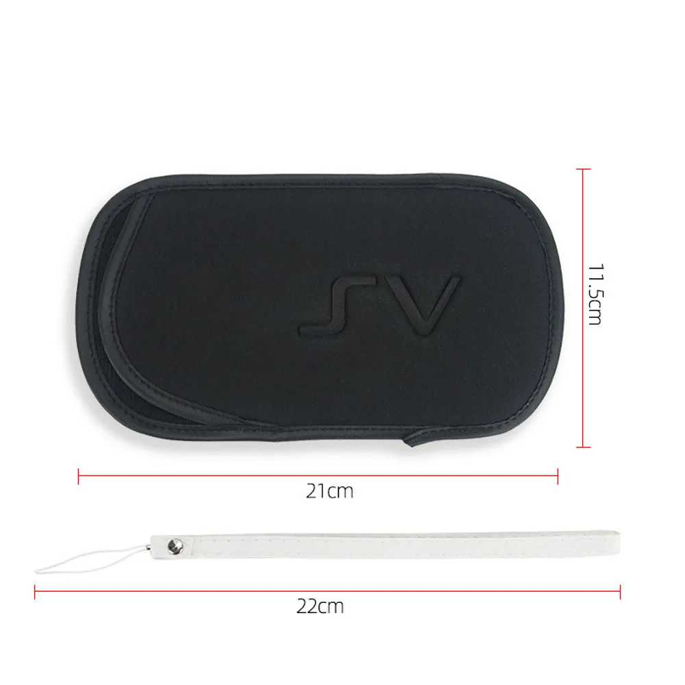 

10PCS Shockproof portable bag for PS Vita 1000/2000 gamepad Convenient travel protection bag black portable bag