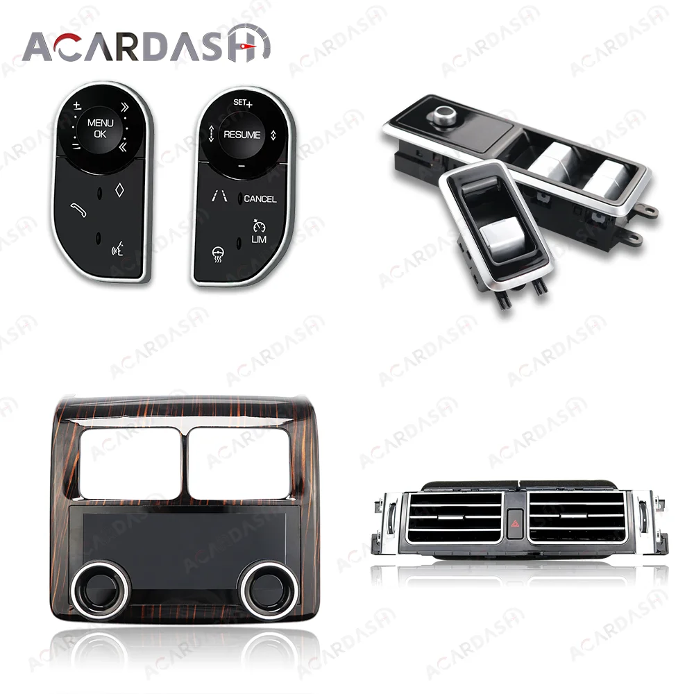 ACARDASH Aftermarket Car Steering Wheel Buttons Rear Air Conditioner and Outlet Window Key For Range Rover Vogue Sport L405 L494