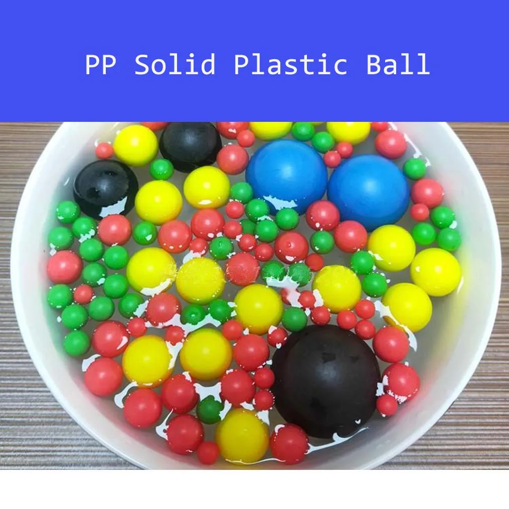 PP Solid Plastic Ball Diameter 3.5/4/4.5/5/5.556/6/6.35/7/7.144/8/8.731/9/10/12/12.7mm Red/Yellow/Blue/Black Polypropylene Ball 